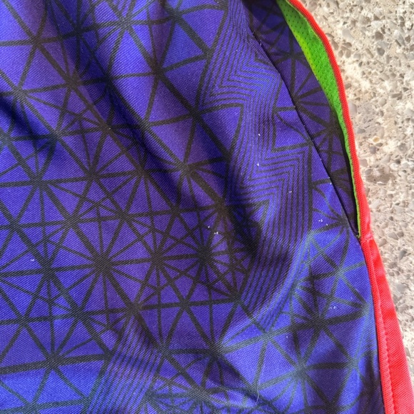 Nike Kids' Blue and Red Patterned Shorts - Picture 9 of 9